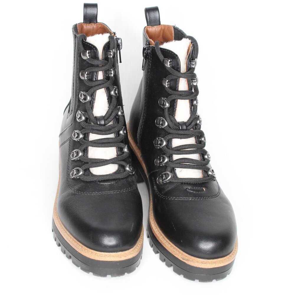 AEO Black Boots with Faux Fur